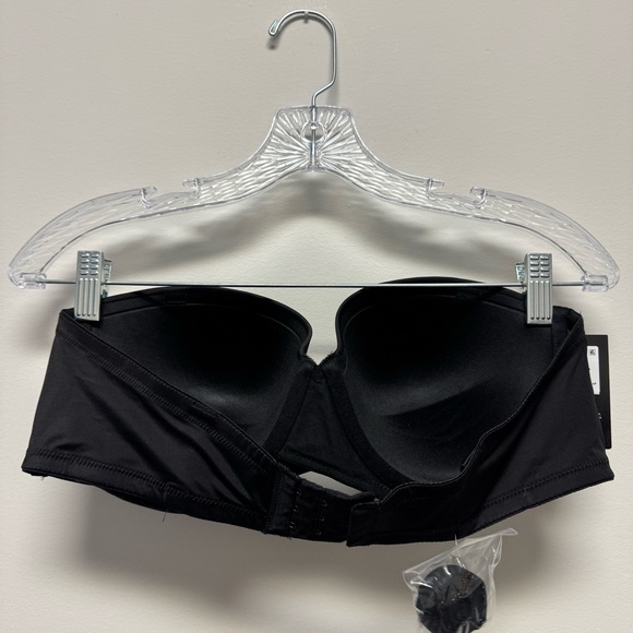 NWT Women’s Maidenform Strapless Lift Underwire Bra Size 40C Black Convertible - Picture 9 of 14